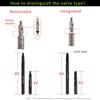 With Wrench Removable Bicycle Parts Bike Accessories Inner Tubes Valve Extension Valve Extender