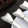 Desert Spoon Multi-function Easy to Grip Anti-slip Mini 304 Stainless Steel Cartoon Cat Shape Ice Cream Salad Coffee Spoon for Home