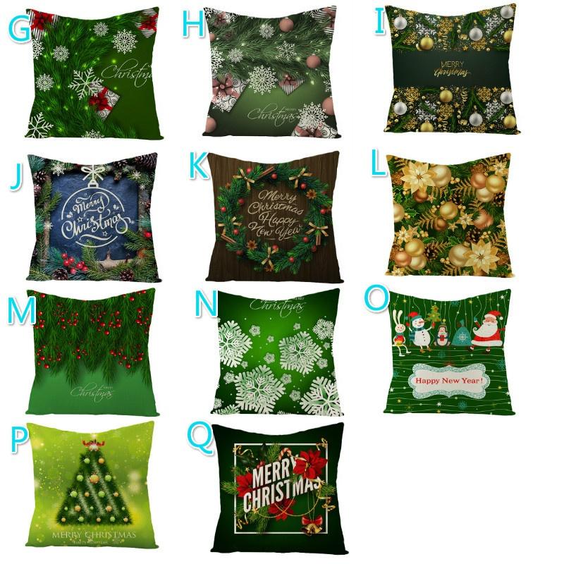 Husa de perna din bumbac in 45*45 Fata de perna de Craciun Perne de canapea Fete de perna Fete de perna Decor pentru casa