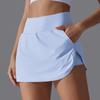Ice-Cool High-Waisted Sun Protection Skort with Back Pocket for Women