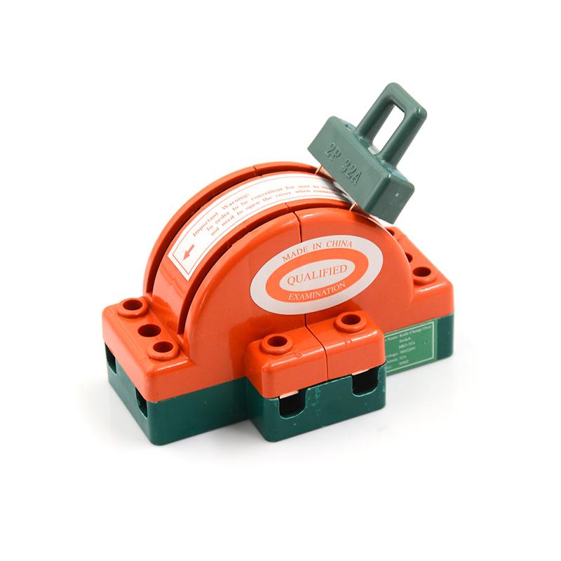 1 Stück 32A AC 220V 2-poliger Umschalter DPDT Messer-Sicherheitstrennschalter