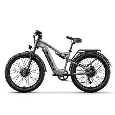 Shengmilo S600 High-End Elektrische Fiets 2*1000W Dubbele Motor 48V17.5AH 26 Inch Dikke Banden Voor Alle Terrein E-Mountainbike Voor Volwassene