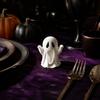 Indoor Spooky Decorations 3D Printed Ghost Figurine, Small Statue, Halloween Decorative Figurines Cute Desktop Decoration for Party Tabletop