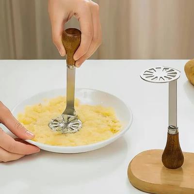 Schiacciapatate in Acciaio Inossidabile Manuale Macchina Pressa Verdure Trituratore Alimentare da Cucina Durevole Gadget Complementare