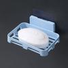 Suction Cup Wall-Mounted Soap Rack: Punch-Free, Creative Drain Design, No Water Accumulation, Home Storage Solution