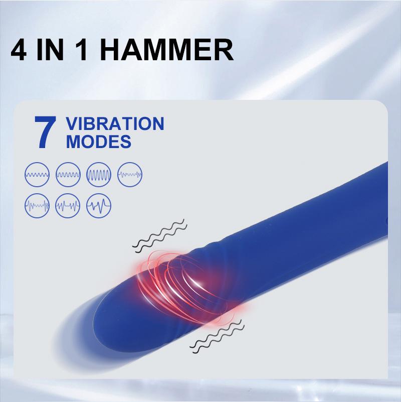 New Multi-Function Vibrating and Telescopic Massager for Women