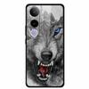 For Vivo Y400 5G Case Y 400 6.67" Animal Wolf Lion Tempered Glass Hard Back Cover For Vivo Y400 2025 Phone Cases Soft Bumper Bag