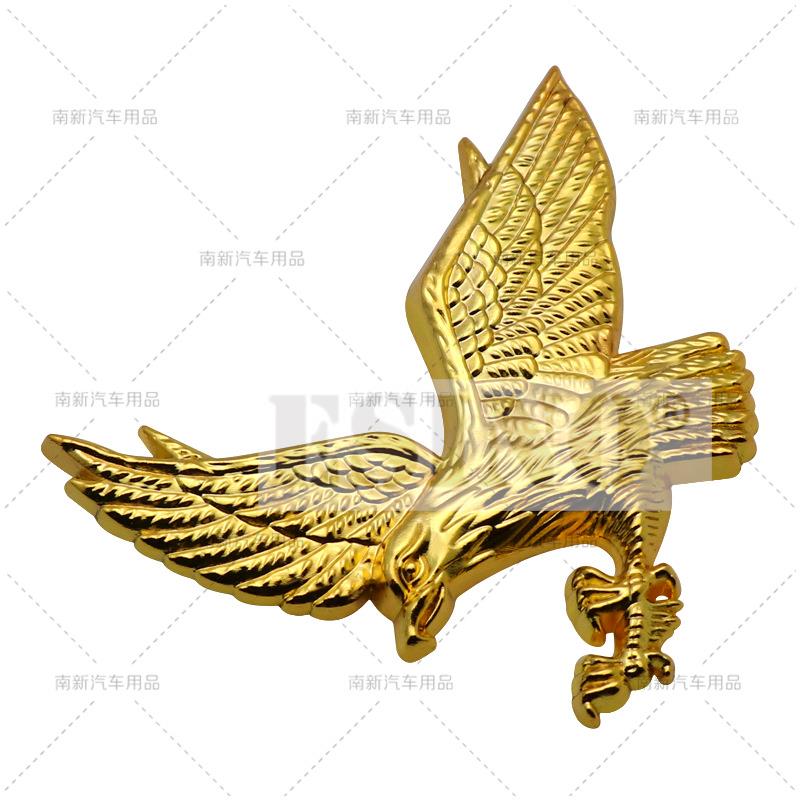 3D Flying Male Eagle Car Trunk Zinc Alloy Adhesive Badge Emblem Car Rear Body Tailgate Accessories Adhesive Styling Badge