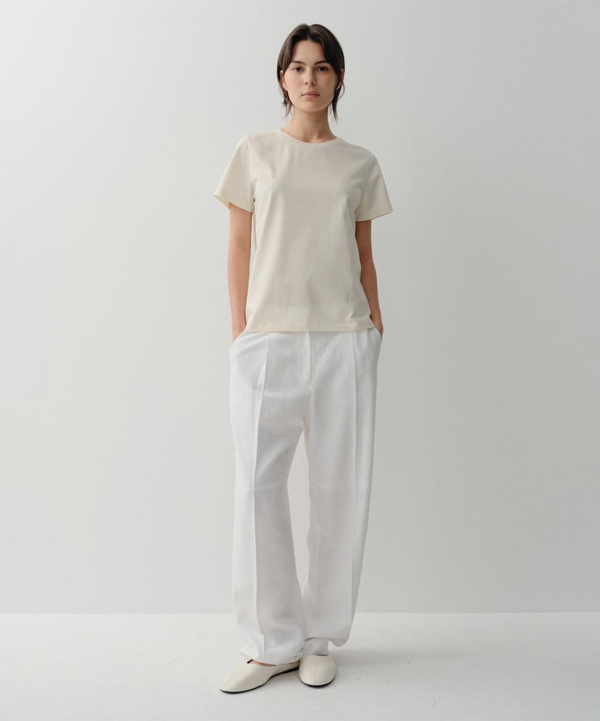 Ia Silket Logo T-Shirt (Cream)
