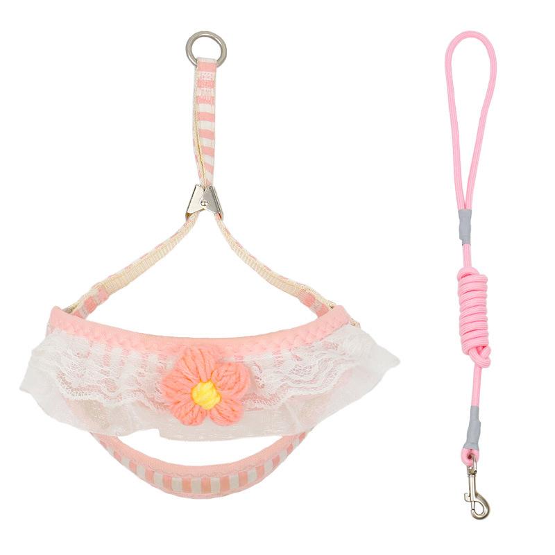 Cute Cartoon Chick Comfortable Pet Harness with Detachable Backpack and Buckle & Zipper Closure for Small Cats