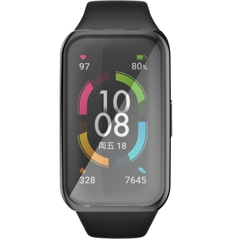 2in1 Case with Screen Protector for Huawei Band 6/7, Black