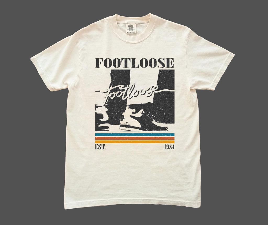 Maglietta del film Footloose - Maglietta Comfort Colors - T-shirt Footloose - Maglietta Vintage - Maglietta Film Retrò - T-shirt Classica - Regalo per lui