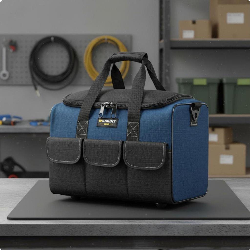 Electrician Tool Bag WearResistant Heavy Duty Shoulder Strap Included for Electricians,