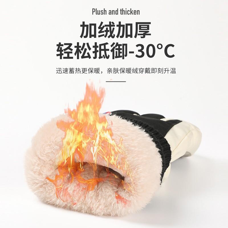 Womens Mens Winter Ski Gloves Thermal Fleece Lined Touchscreen Waterproof Windproof Warm Cycling Outdoor Sports