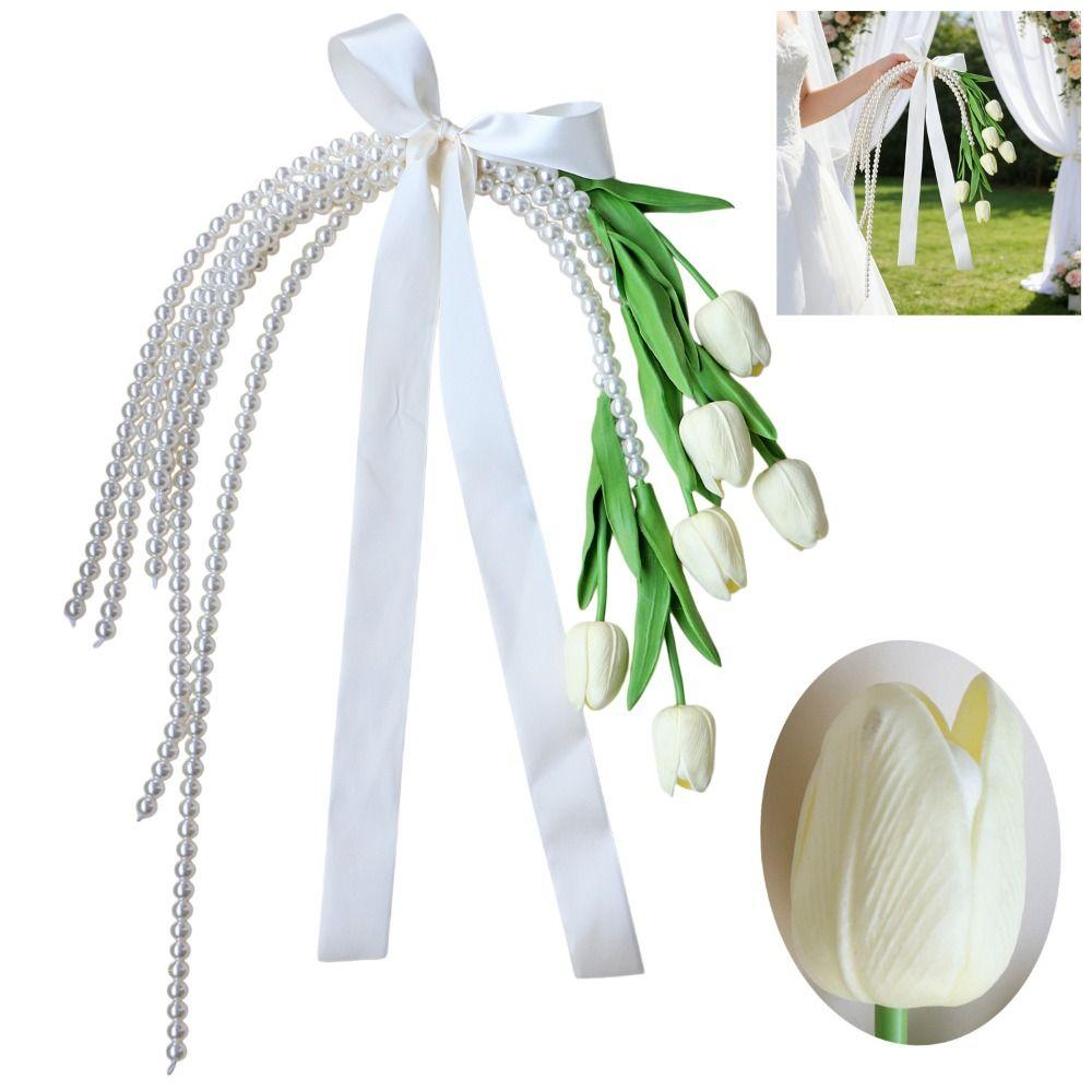 Opakovaně použitelné dekorativní svatební květiny Pohodlná rukojeť Svatební doplňky Svatební párty