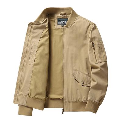 Jaqueta de voo nova primavera e outono masculina solta casual ferramenta tamanho grande jaqueta masculina jaqueta de beisebol juvenil top