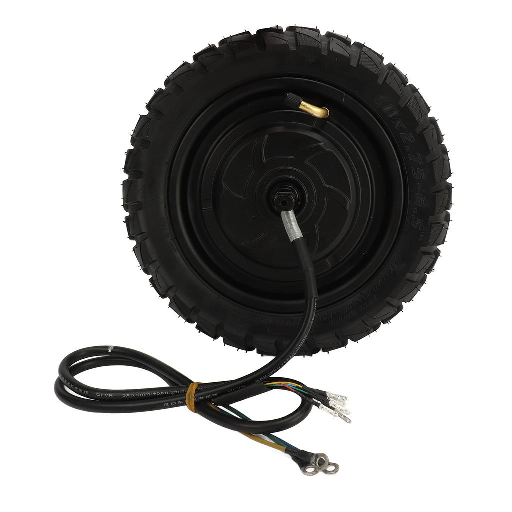 10 Zoll Elektrofahrrad Radnabenmotor 48V 72V 800 bis 2200W Pannensicherer Vakuumreifen Nabenmotor für Elektroroller