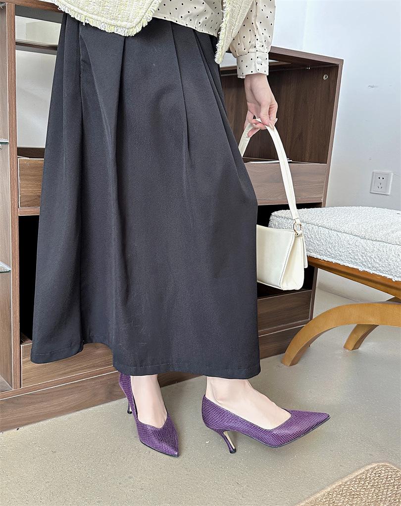 High Heels Women's Thin Heels Pointed Single Shoes Autumn New Korean Version Shoes Female Fashion Fairy Style Women's Shoes