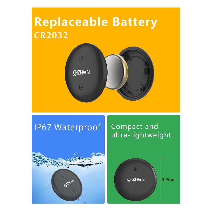 Mini Dual System Gps Tracker for Apple Find My/Android Find Hub Item Finder Key Bag Lost Locator Smart Bluetooth Air Tag Tracker