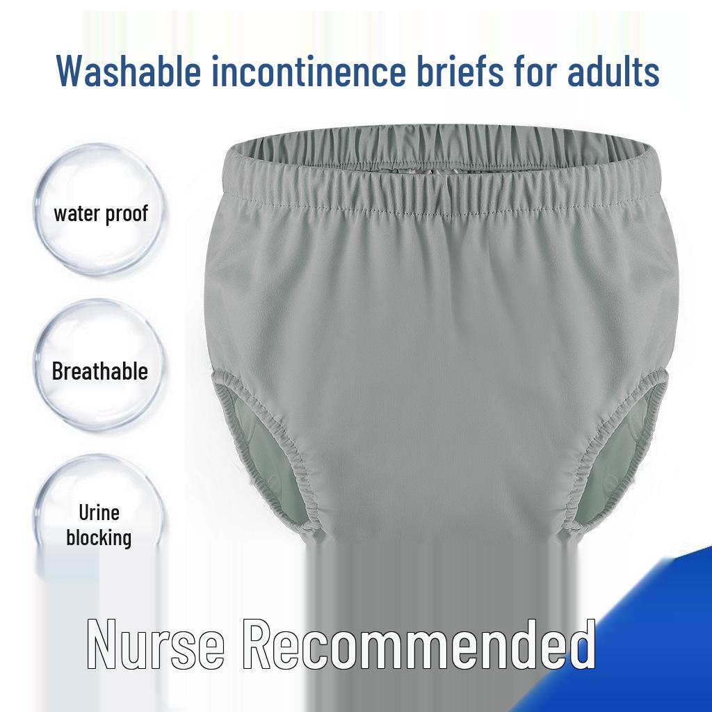 Pantaloni Impermeabili Lavabili a Prova di Perdite per Incontinenza Adulta