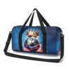 Classic Football 3D Print Large Capacity Travel Bags Barrel Shape Crossbody Bag Boys Girls Outdoor Sports Bags Gym Yoga Bag