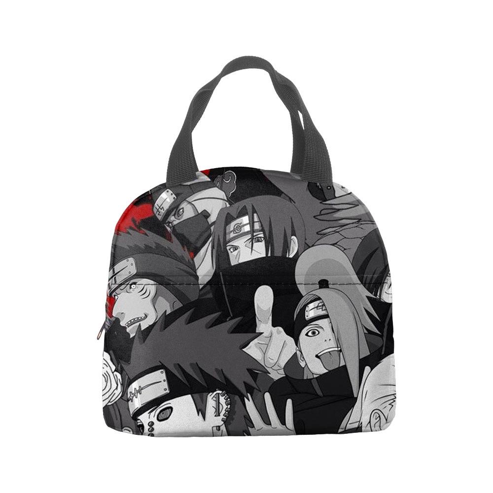 Naruto Lunch Bag, Student With Rice Insulation Bag, Large Capacity Portable Lunch Insulation Bag, Bento Bag, Outdoor Bag.