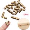 10 Pezzi Mini Scatola di Legno Cerniera Nascosta Cilindrica per Scatola di Vino in Legno Cerniera Chiusura Morbida Piegata Scatola per Gioielli Forniture Ferramenta Fai da Te