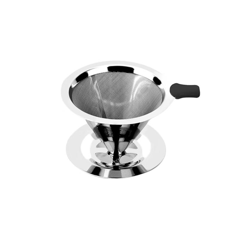 CLITON 304 Stainless Steel Pour Over Coffee Dripper & Filter
