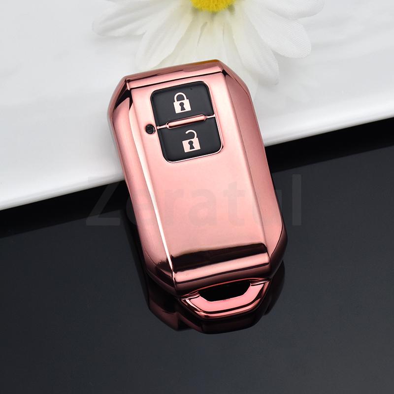 For Suzuki Swift Lgnis For Suzuki Monopoly Wagon R Japanese 2Button Smart Key Case Cover Shell Holder Protector Accessories