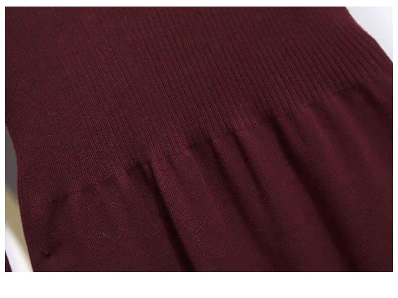 Set Vesta Pulover și Rochie Stil Coreean – Costum Tricotat Femei Toamnă/Iarnă Fustă