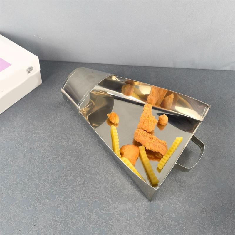 Commercial Steel Popcorns Scoops Bagger Tool For Serving Snacks Dessert Dry Good With Corrosions Resistance Features