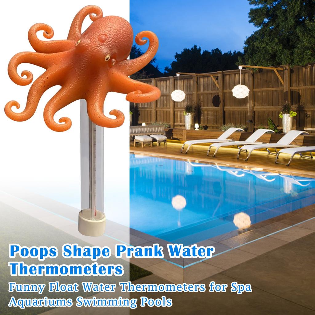 Cute Floating Pool Floating Water Temperature Gauge For Swimming Pool, Hot Tub, And Pond