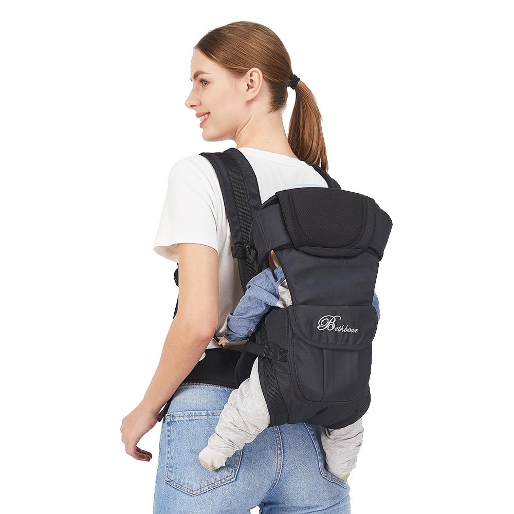 Marsupio Ergonomico 4-in-1 Regolabile Zaino Fascia per Neonato da 0 a 36 Mesi