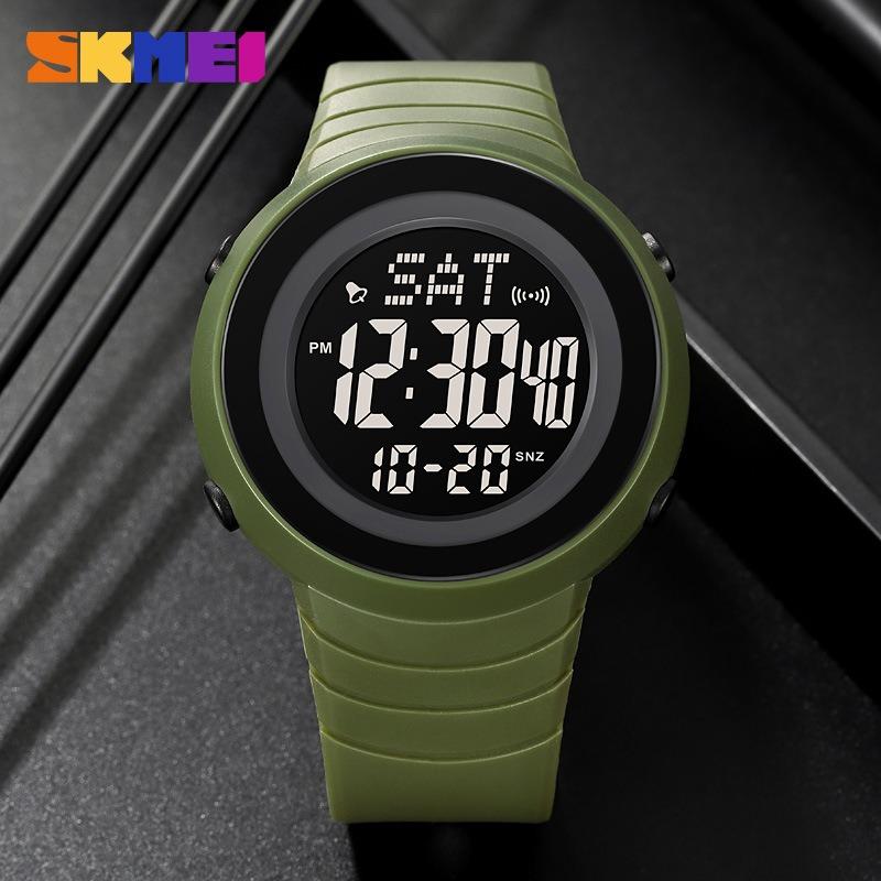 Stylish and simple waterproof digital display sports outdoor training multi-functional student affordable electronic watch