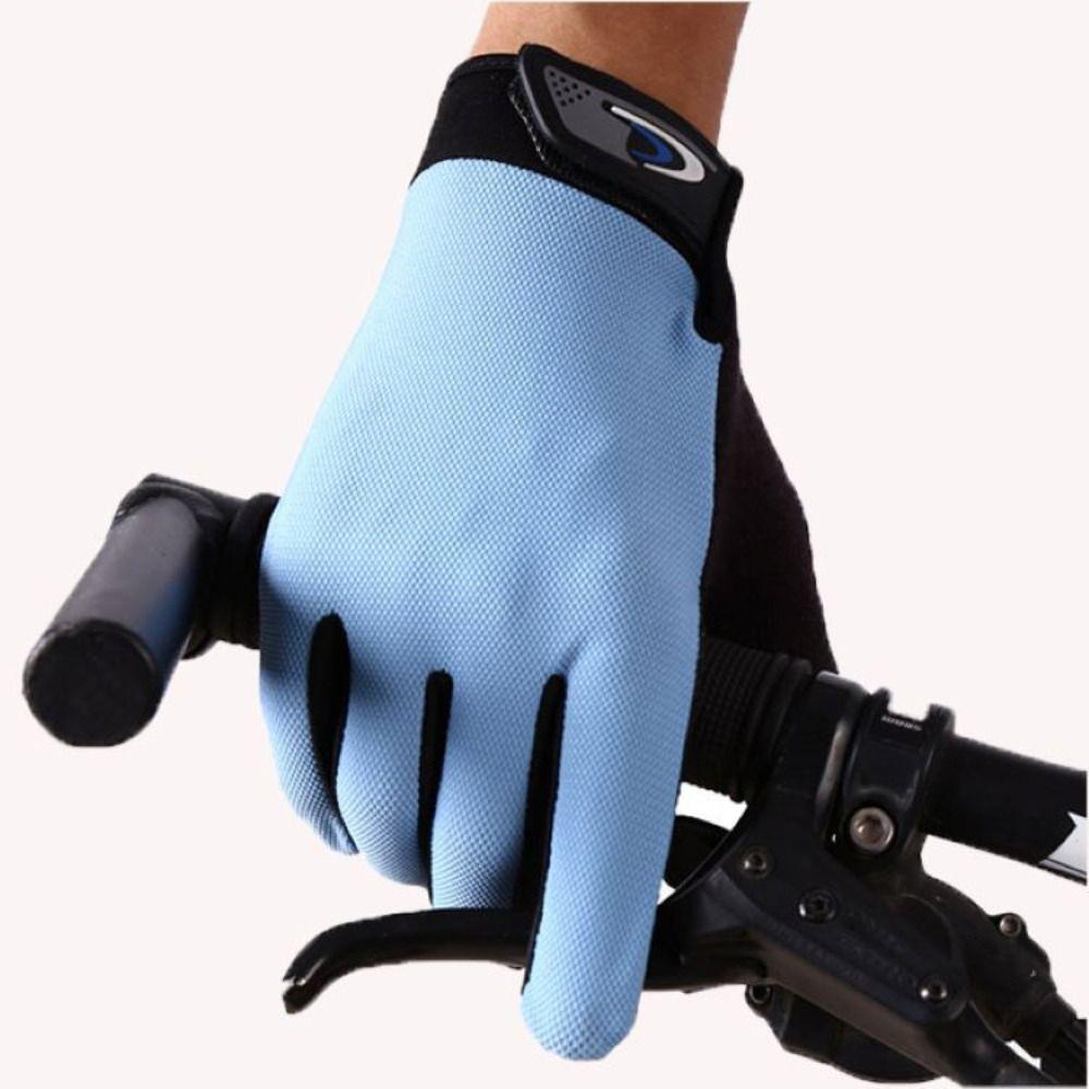 Thin Cycling Gloves Full Finger Fishing Gloves Breathable Full Finger Gloves  Fishing