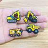 Excavator Construction Vehicle Shoe Decoration: PVC Soft Rubber Shoe Buckle & DIY Shoe Flowers