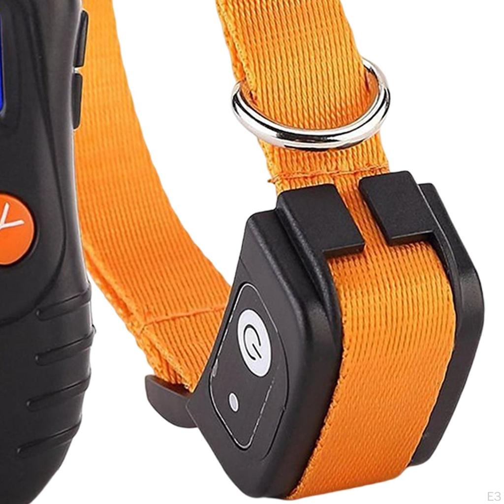 Dog Training Collar Waterproof Behavior Correct with Remote Control Electric black