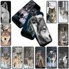 Casing Phone Cover for Samsung Galaxy S22 S21 S20 FE Ultra Plus A07 A17 A15 A16 A25 A57 A37 Case  Animal Stalking Wolf Art