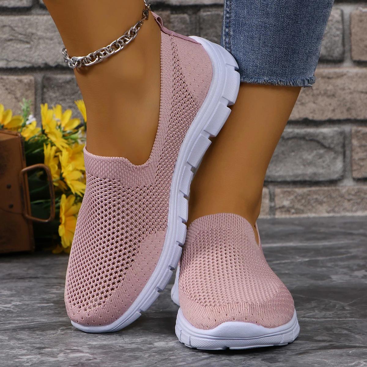 

Fashion 2024 Autumn New Fashion Round Toe Shallow Mouth Women s Slip-on Loafers Outdoor Brand Designer Platform Sole Casual Shoes 36 розовый