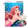 Pearl Painting Mermaid Art Painting Wall Suitable for Home Office Decoration Handmade Gifts