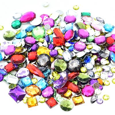 Mixed Shape Imitation Table Double Hole Mesh Hand Seam Drill Acrylic Drill, Special-Shaped Drill Diy Accessorie Flat Bottom Drill Beauty Sticker Drill