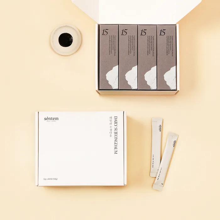 [Vegetable Ginseng Stick] Sujeongdaum 60 Packs (gift Card Included) Sweet Ginseng Poria, Raw Rehmannia Root, Acacia Honey