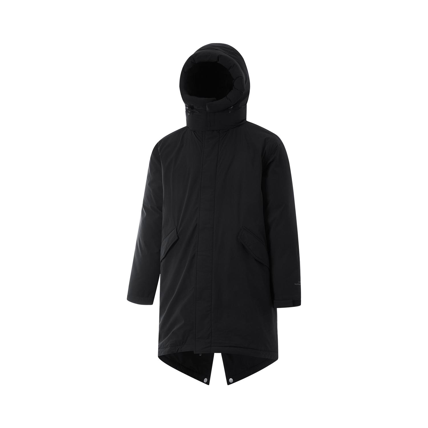 Li-Ning Unisex Long Hooded Down Parka Seaweed Green AYMU661-3 L