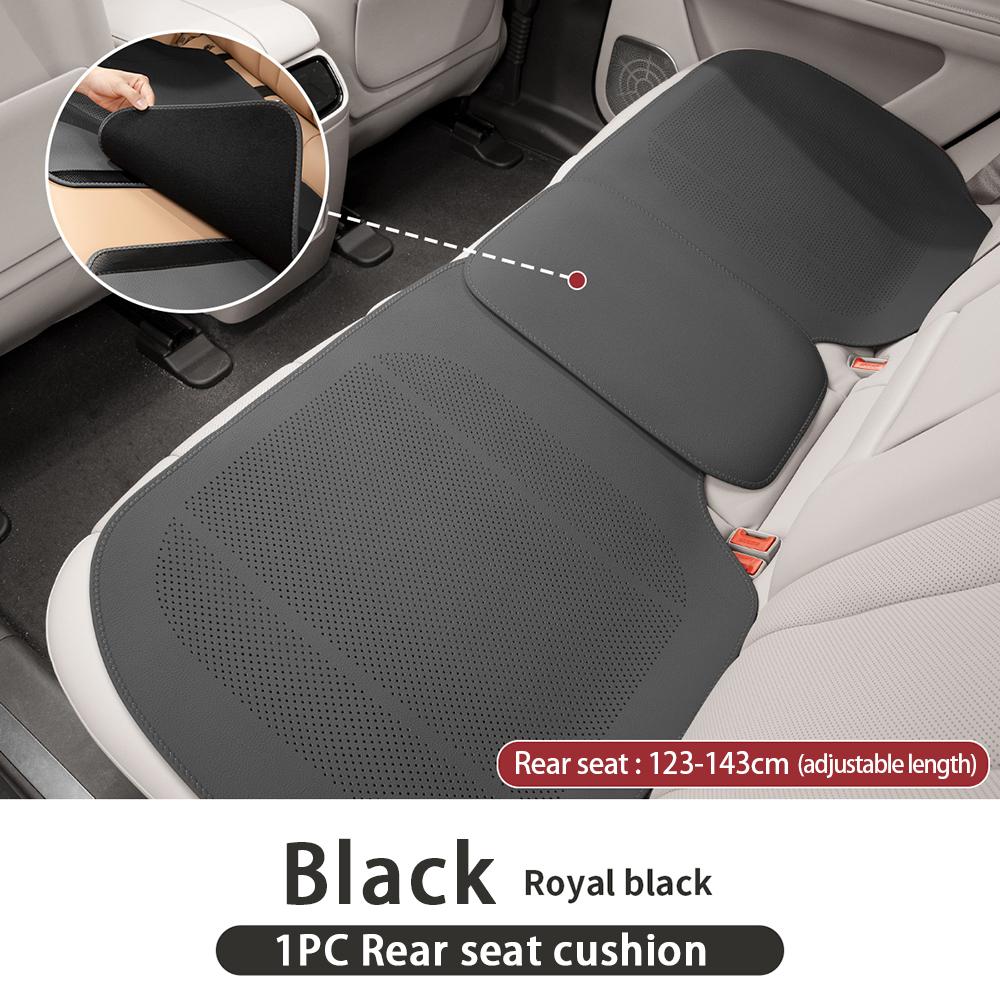 Universal Car Seat Cushion Leather Thin Breathable Hole Summer Car Interior Seat Cover Four Seasons Automotive Parts