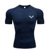 Compression T Shirt Men Summer Sportswear Running T-shirt Elastic Quick Dry Sport Tops Tee Athletic Gym Workout Shirts Men