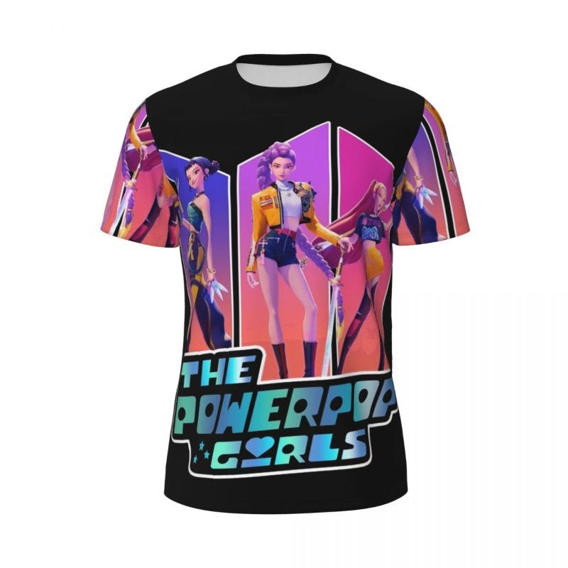 Νέα Γυναικεία Φθινοπωρινή Streetwear Μπλούζα με Κινούμενα Σχέδια KPop Κυνηγοί Δαιμόνων Μοντέρνο Casual Χαλαρή Εφαρμογή Κορυφή Y2K