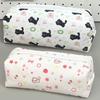 Cute Cat Print Pencil Case Bag Pouch Teach Gift Gadget Bag Storage Makeup Bag Stationary Bag