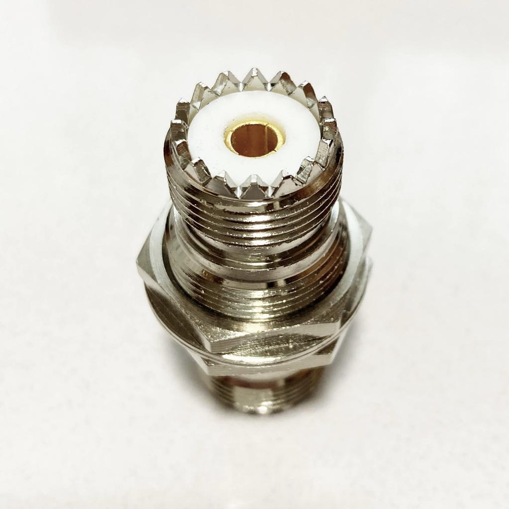 [1 Pc] M-Type Connector, MJ-MJ Cable Relay Adapter, Relay Connector with Nut for Convenient Grounding, for Amateur Radio and Wireless Communications