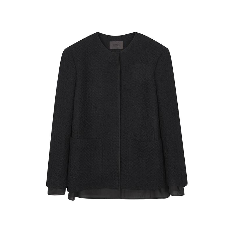 LESS Women's 2024 Winter Lamb Wool Blend Jacket