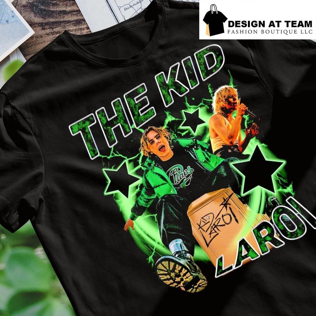 NEW! The Kid Laroi Black Cotton Shirt S-5XL Unisex L169 S